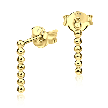 Gold Plated Silver Stud Earring STS-3269-GP